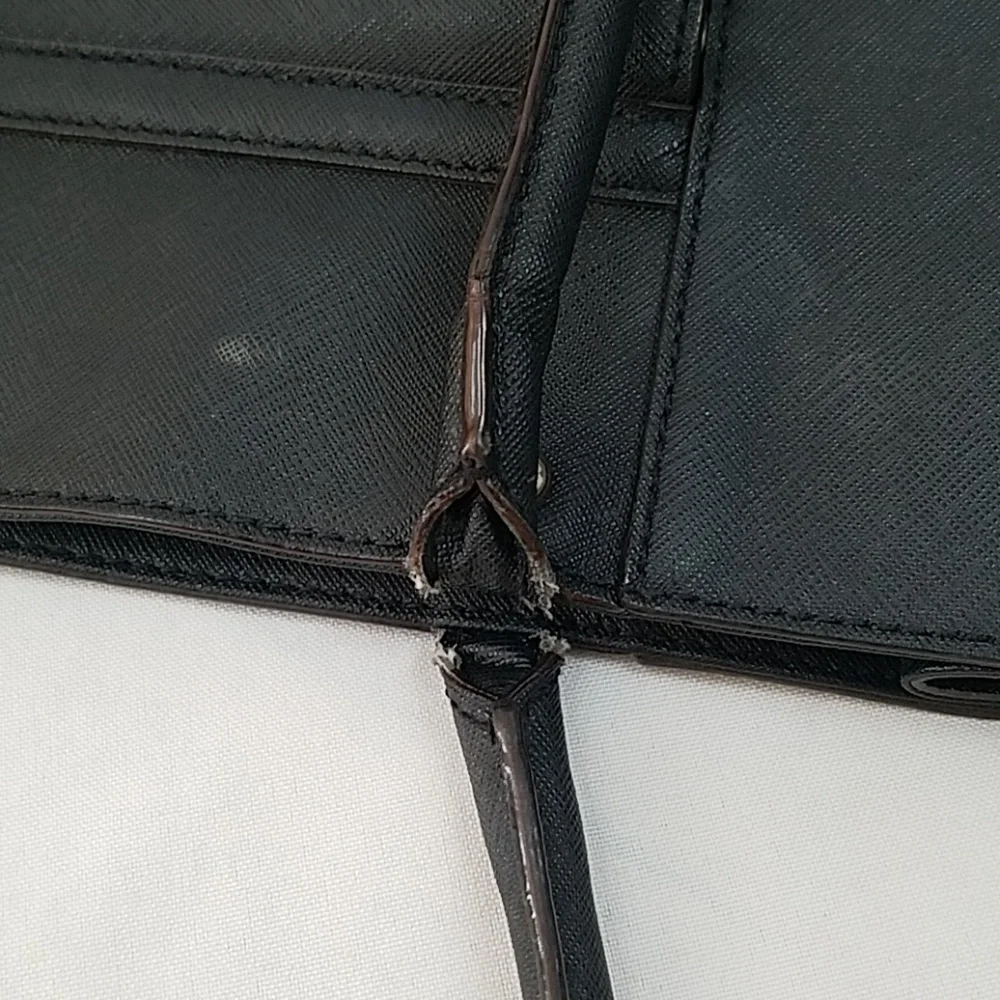 Rebecca Minkoff black large square‎ leather bag